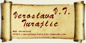 Veroslava Turajlić vizit kartica